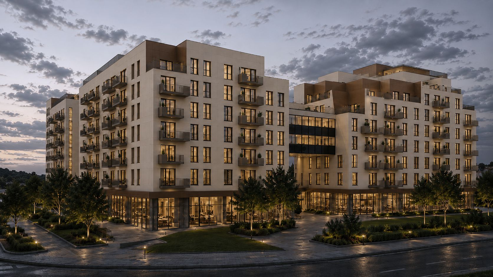 Perspektiva e objektit — BEG Residence, Prizren