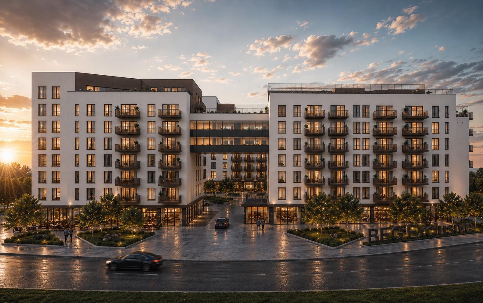 Fasada kryesore — BEG Residence, Prizren