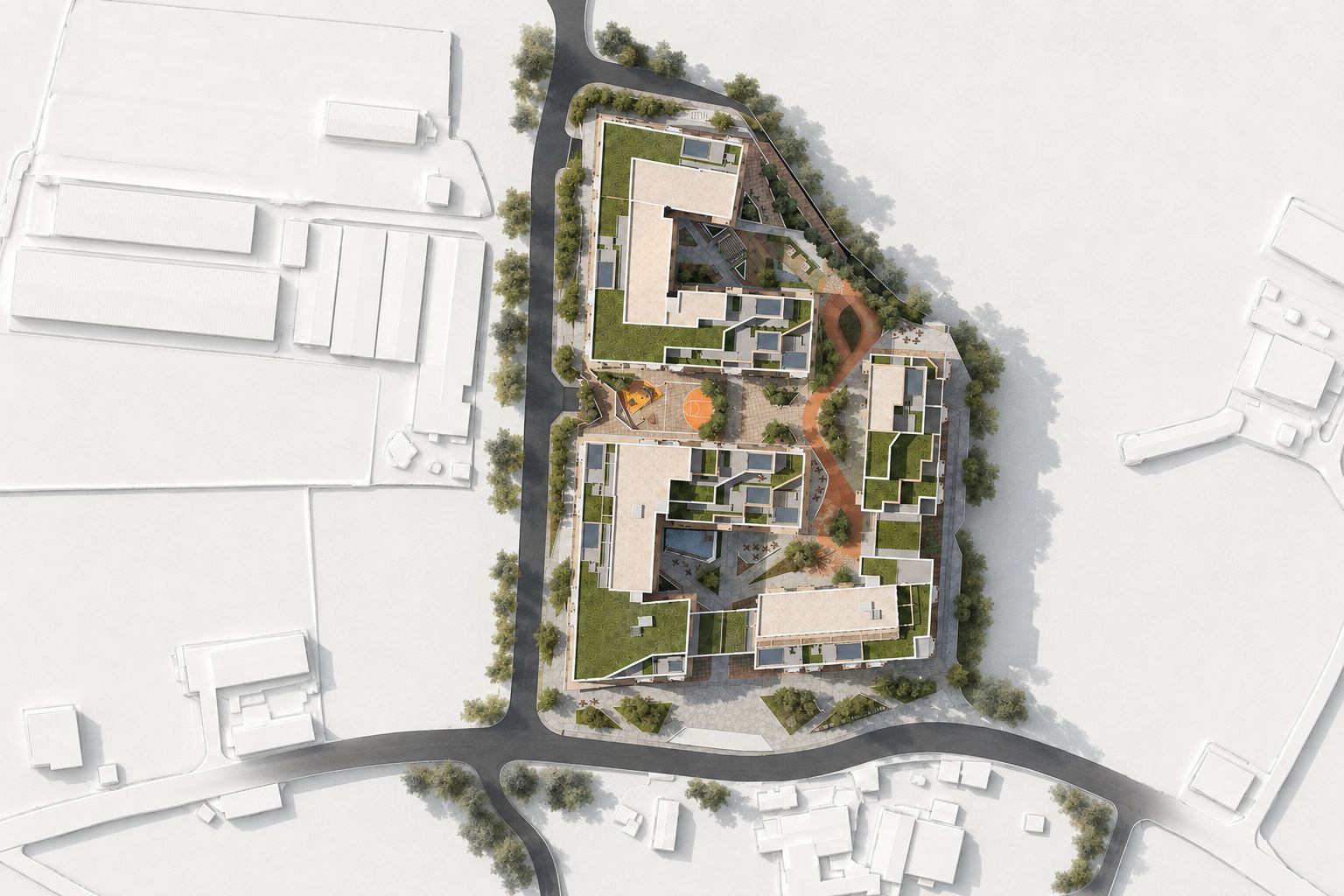 Plani i kompleksit — BEG Residence, Prizren